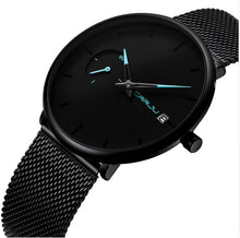 Load image into Gallery viewer, CRRJU mens watches  mens watches top brand luxury  Simple  Stainless Steel  Fashion &amp; Casual Men&#39;s business watch