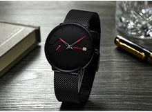 Load image into Gallery viewer, CRRJU mens watches  mens watches top brand luxury  Simple  Stainless Steel  Fashion &amp; Casual Men&#39;s business watch
