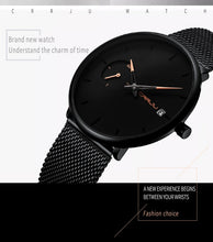 Load image into Gallery viewer, CRRJU mens watches  mens watches top brand luxury  Simple  Stainless Steel  Fashion &amp; Casual Men&#39;s business watch