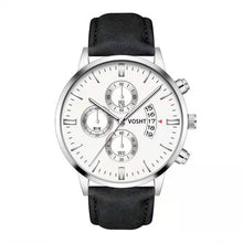 Load image into Gallery viewer, 2019 Relogio Masculino Watches Men Fashion Sport Stainless Steel Case Leather Band Watch Quartz Business Wristwatch Reloj Hombre