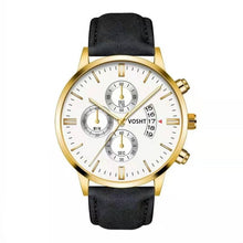 Load image into Gallery viewer, 2019 Relogio Masculino Watches Men Fashion Sport Stainless Steel Case Leather Band Watch Quartz Business Wristwatch Reloj Hombre