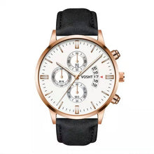 Load image into Gallery viewer, 2019 Relogio Masculino Watches Men Fashion Sport Stainless Steel Case Leather Band Watch Quartz Business Wristwatch Reloj Hombre