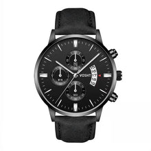 Load image into Gallery viewer, 2019 Relogio Masculino Watches Men Fashion Sport Stainless Steel Case Leather Band Watch Quartz Business Wristwatch Reloj Hombre