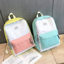 Load image into Gallery viewer, High Quality Campus Women Backpack School Bag for Teenagers College Canvas Female Travel Bagpack  pink vs