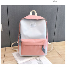 Load image into Gallery viewer, High Quality Campus Women Backpack School Bag for Teenagers College Canvas Female Travel Bagpack  pink vs