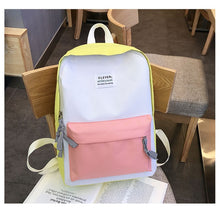 Load image into Gallery viewer, High Quality Campus Women Backpack School Bag for Teenagers College Canvas Female Travel Bagpack  pink vs