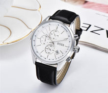 Load image into Gallery viewer, 2019 High Quality BOSS Brand quartz wrist Watch for Men Multifunction style stainless steel Calendar Date Watches Small dials