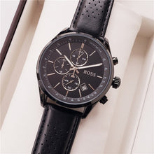 Load image into Gallery viewer, 2019 High Quality BOSS Brand quartz wrist Watch for Men Multifunction style stainless steel Calendar Date Watches Small dials