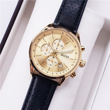 Load image into Gallery viewer, 2019 High Quality BOSS Brand quartz wrist Watch for Men Multifunction style stainless steel Calendar Date Watches Small dials