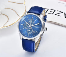 Load image into Gallery viewer, 2019 High Quality BOSS Brand quartz wrist Watch for Men Multifunction style stainless steel Calendar Date Watches Small dials