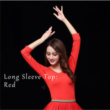 Load image into Gallery viewer, Indian Sari Belly Dance Dress Set Long &amp; Short Sleeve Tibet Social Dancing Kathak BharataNatyam Plus Size 6XL Free Shipping