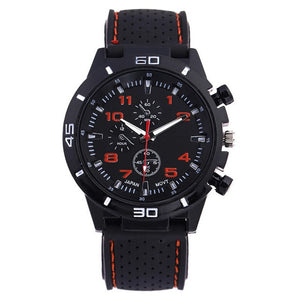 2019 Luxury Brand rubber Quartz Watch Women Men Ladies Fashion Wrist Watch Wristwatches three-eyes relogio feminino masculino