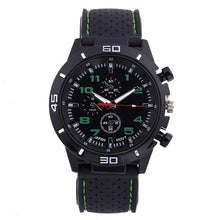 Load image into Gallery viewer, 2019 Luxury Brand rubber Quartz Watch Women Men Ladies Fashion Wrist Watch Wristwatches three-eyes relogio feminino masculino