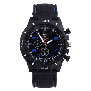 2019 Luxury Brand rubber Quartz Watch Women Men Ladies Fashion Wrist Watch Wristwatches three-eyes relogio feminino masculino