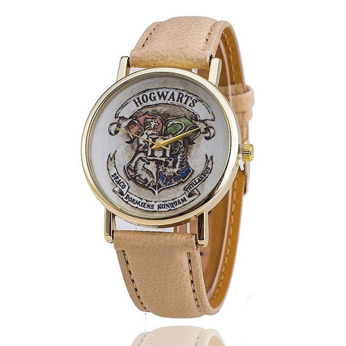 The popular HOGWARTS Magic Schoolboy Watch unisex Watches Women Wristwatch Casual Luxury Quartz Watches Relogio free shipping