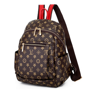 2018 New style backpack women's versatile Stylish large-volume printed sling bag crossbody bag casual travel bag STUDENT'S bag w