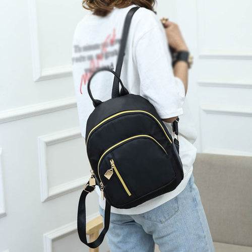 Backpacks Woman 2019 Women's Fashion Solid Color Backpack Multi-Function Shoulder Bag Casual Backpack Single Shoulder Backpack#8