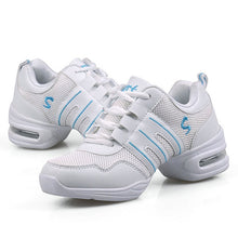 Load image into Gallery viewer, Dancing Shoes For Women Sports Feature Modern Dance Jazz Shoes Soft Outsole Breath Dance Shoes Female Practice Sneakers EU 34-42