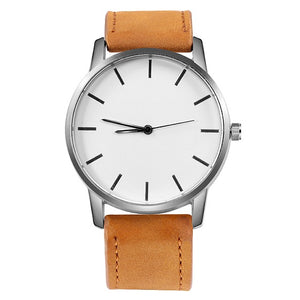 Relogio Masculino Fashion Men's Watch Large Dial Military Men Watch Leather Sport Watches For Men Clock Wristwatch Reloj Hombre