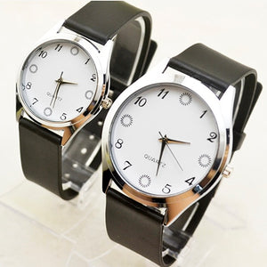 Belt fashion trend men and women general watch Korea retro tfboys Student Korean version of men's couple watch women